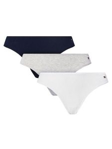 Tommy Hilfiger Komplet 3 par fig brazylijskich UW0UW05968 Kolorowy. Komplety bielizny TOMMY HILFIGER, bez wzorów, z bawełny. Za 89,99 zł.