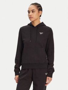 Reebok Bluza 100071947 139-18-00 Czarny Regular Fit. Czarne bluzy Reebok, s, bez wzorów, z bawełny, bez kaptura. Za 149,99 zł.
