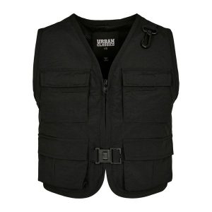 Kurtka damska Urban Classics Szorty tactical. Czarne kurtki Urban Classics, bez wzorów, bez kaptura. Za 198,50 zł.