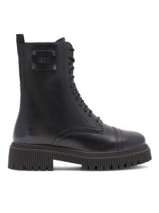 Lasocki Trapery RST-BETINA-06 Granatowy. Niebieskie buty zimowe Lasocki, ze skóry, bez obcasa, bez zapięcia. Za 329,99 zł.