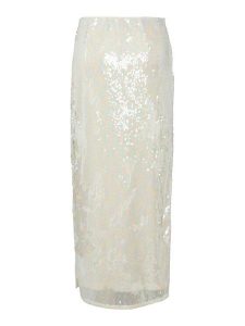 YAS Spódnica maxi Sequina 26037771 Écru Regular Fit. Spódnice YAS, s, bez wzorów, z syntetyku, maxi. Za 309,99 zł.