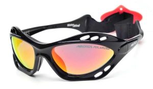 Sportowe okulary Arctica Water & Wind S-329. Czarne okulary przeciwsłoneczne ARCTICA. Za 111,00 zł.
