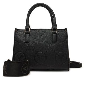 Torebka Valentino. Czarne kuferki Valentino, bez wzorów, bez dodatków. Za 369,99 zł.