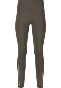 Damskie legginsy Athlecia Elli. Brązowe legginsy ENDURANCE, bez wzorów, z elastanu. Za 184,00 zł.