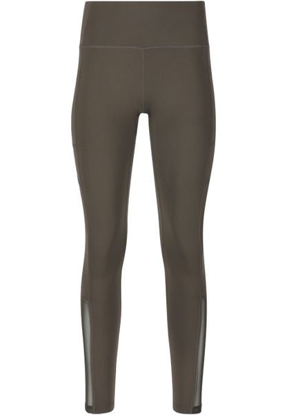 Damskie legginsy Athlecia Elli. Brązowe legginsy ENDURANCE, bez wzorów, z elastanu. Za 184,00 zł.