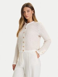 French Connection Kardigan 78ZCE Écru Regular Fit. Kardigany French Connection, z bawełny. Za 359,99 zł.