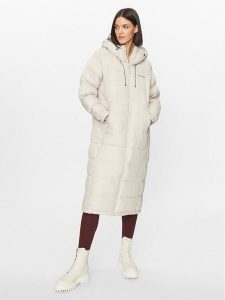 Columbia Kurtka zimowa Pike Lake™ II Long Jacket Écru Regular Fit. Białe kurtki Columbia, na zimę, l, bez wzorów, z syntetyku, bez kaptura. Za 499,99 zł.