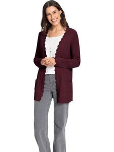 WITT WEIDEN Wełniany kardigan w kolorze fioletowym rozmiar: 42. Różowe kardigany WITT WEIDEN, z wełny. Za 160,95 zł.