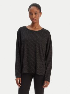 BOSS Koszulka piżamowa B Logo 50550693 Czarny Relaxed Fit. Czarne koszule nocne Boss, bez wzorów, z lyocellu, bez ramiączek. Za 299,99 zł.