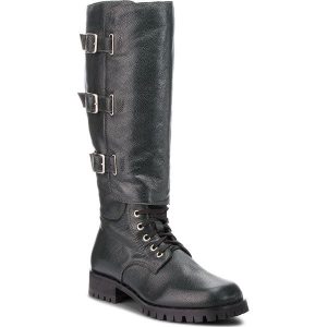Oficerki SOLO FEMME - 15806-01-I44/000-01-00 Zielony. Kozaki marki Solo Femme. W wyprzedaży za 409,00 zł.