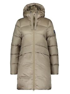 DOLOMITE Parka puchowa "Corvara" w kolorze beżowym rozmiar: XL. Brązowe kurtki Dolomite, xl, bez wzorów, z puchu, bez kaptura. Za 456,87 zł.