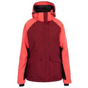 Damska Kurtka Narciarska Ursula DLX. Czerwone kurtki sportowe Trespass, na zimę, xl, bez wzorów, bez kaptura, narciarskie. Za 504,99 zł.