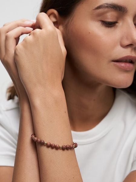 Tamaris Bransoletka z kamieniem naturalnym rozmiar: onesize. Brązowe bransoletki Tamaris, ze stali. Za 121,80 zł.