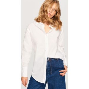 Koszula z bawełny organicznej - Biały. Koszule marki Reserved. W wyprzedaży za 59,99 zł.