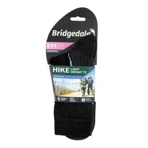 Skarpety do turystyki damskie Bridgedale HIKE LW COOL PERF LD. Brązowe skarpetki Bridgedale, bez wzorów. Za 79,99 zł.