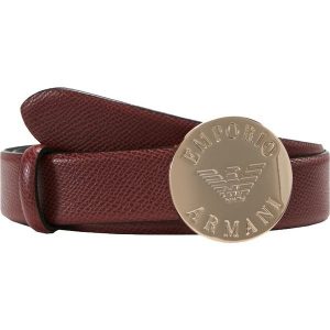 Emporio Armani Pasek bordeaux. Paski marki Emporio Armani. Za 379,00 zł.