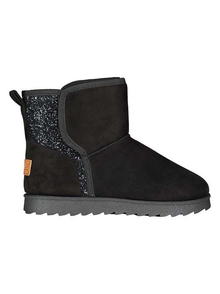 Geographical Norway Botki zimowe "Olga" w kolorze czarnym rozmiar: 38. Czarne botki Geographical Norway, na zimę, bez wzorów, z futra, bez obcasa, bez zapięcia. Za 61,46 zł.