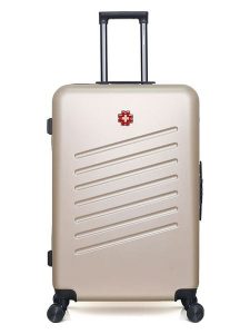 SWISS KOPPER Walizka "Zurich" w kolorze beżowym - 47 x 75 x 29 cm rozmiar: onesize. Brązowe walizki SWISS KOPPER, bez wzorów, z materiału. Za 260,99 zł.