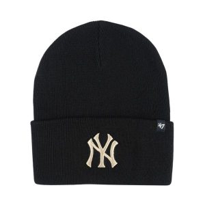 Czapka New York Yankees czarna B-HYMKR17ACE-BKT. Czarne czapki POINT, bez wzorów, sportowe. Za 96,99 zł.