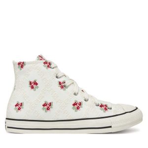 Trampki Converse. Białe trampki Converse, bez wzorów, bez zapięcia. Za 199,99 zł.