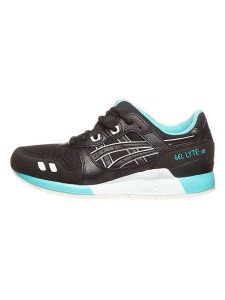 Asics Sneakersy "Gel-Lyte III" w kolorze czarnym rozmiar: 42. Czarne trampki ASICS, bez wzorów, z materiału, bez zapięcia. Za 360,45 zł.