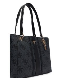 Torebka Guess. Szare shopper bag Guess, z aplikacjami, bez dodatków. Za 679,99 zł.