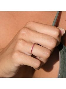 DIAMANTA Złoty pierścionek "color alliance rubis" z rubinami rozmiar: 54. Żółte pierścionki DIAMANTA, z rubinem, złote. Za 1 142,10 zł.