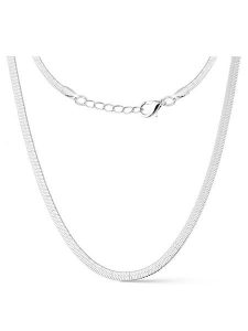 Miu Silver Srebrny naszyjnik - dł. 45 cm rozmiar: onesize. Szare naszyjniki Miu Silver, srebrne. Za 156,98 zł.