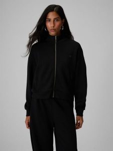 4F Bluza dresowa loose bez kaptura damska - czarna S. Czarne bluzy 4f, s, bez wzorów, z dresówki, bez kaptura. Za 169,99 zł.