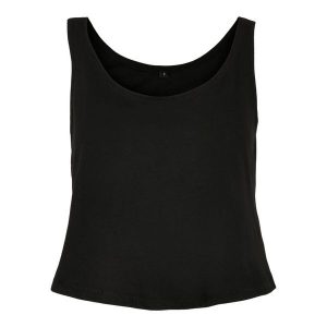 Oversize Tank Top Dla Pań I Panów. Białe koszulki sportowe BUILD YOUR BRAND, bez wzorów, bez ramiączek. Za 46,99 zł.