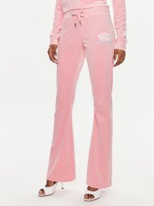 Juicy Couture Spodnie dresowe Lisa JCWBJ23330 Różowy Regular Fit. Czerwone spodnie dresowe Juicy Couture, l, bez wzorów, z dresówki. Za 169,99 zł.