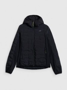 4F Kurtka trekkingowa z wypełnieniem Primaloft Silver damska - czarna XL. Czarne kurtki 4f, na lato, l, bez wzorów, z materiału, bez kaptura. Za 399,99 zł.