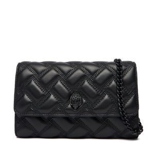 Torebka Kurt Geiger. Czarne torebki wieczorowe Kurt Geiger, bez wzorów, bez dodatków. Za 659,99 zł.