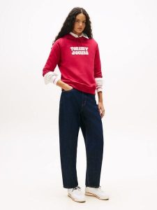 TOMMY JEANS Bluza w kolorze czerwonym rozmiar: XXL. Czerwone bluzy Tommy Jeans, xxl, bez wzorów, z bawełny, z kapturem. Za 266,03 zł.