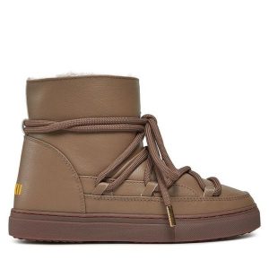 Śniegowce Inuikii. Brązowe buty zimowe Inuikii, bez obcasa, bez zapięcia. Za 939,99 zł.