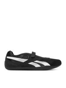 Reebok Baleriny C-ULTRA LO MARY JANE 100261002 Czarny. Czarne balerinki Reebok, bez wzorów, z materiału, bez obcasa, bez zapięcia. Za 299,99 zł.