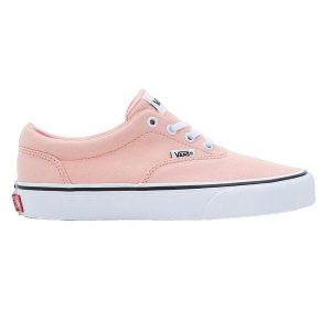 Trenerzy damscy Vans Doheny. Czerwone trampki Vans, bez wzorów, z tkaniny, bez zapięcia. Za 277,00 zł.