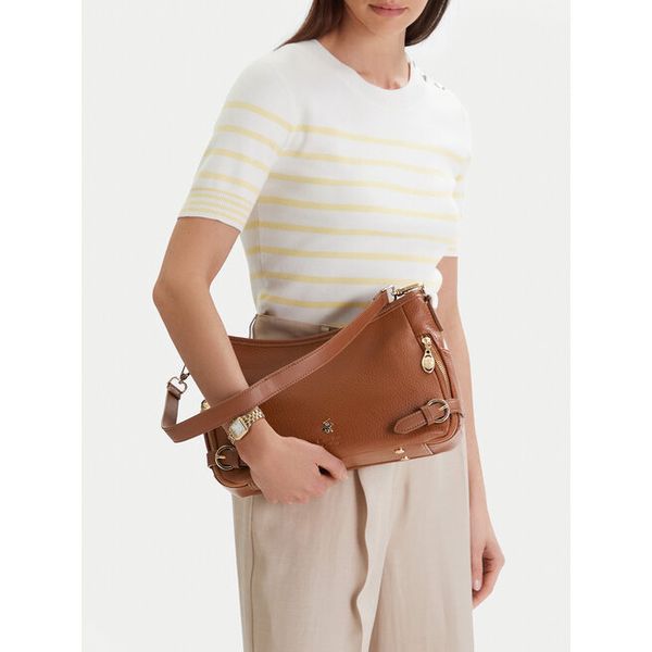 Torebka Beverly Hills Polo Club. Brązowe torebki klasyczne Beverly Hills Polo Club, bez wzorów, bez dodatków. Za 160,99 zł.