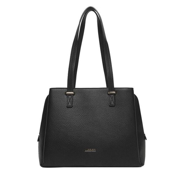 Torebka Lasocki. Czarne kuferki Lasocki, bez wzorów, bez dodatków. Za 199,99 zł.