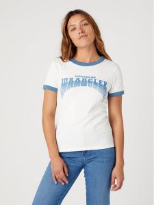Wrangler T-Shirt Ringer W7N0EEW02 112331996 112331996 Biały Regular Fit. Białe t-shirty Wrangler, xs, bez wzorów, z bawełny, bez kołnierzyka, bez ramiączek. Za 129,99 zł.