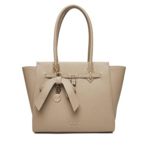 Torebka Nine West. Brązowe shopper bag Nine West, bez wzorów, bez dodatków. Za 369,99 zł.