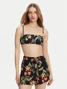 Roxy Bikini ERJX203572 Czarny. Czarne bikini Roxy, bez wzorów, z syntetyku. Za 199,99 zł.