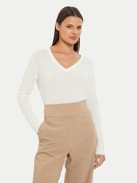 Gant Sweter 4803187 Écru Regular Fit. Swetry klasyczne GANT, l, bez kołnierzyka. Za 529,99 zł.