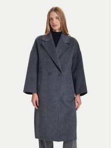 ViCOLO Płaszcz wełniany TF0003 Szary Regular Fit. Szare płaszcze ViCOLO, na zimę, s, bez wzorów, z syntetyku, bez kaptura. Za 759,99 zł.