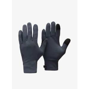 Rękawiczki wełniane Black Diamond Midweight Wool Liners. Szare rękawiczki Black Diamond, bez wzorów, z wełny. Za 124,99 zł.