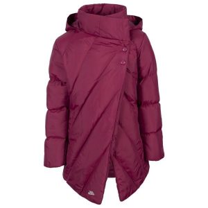 Trespass Vello- Damska kurtka casual Berry. Fioletowe kurtki Trespass, bez wzorów, z puchu, bez kaptura. Za 289,99 zł.