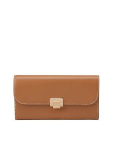 Marc O´Polo Skórzany portfel w kolorze jasnobrązowym - 20 x 11 x 3 cm rozmiar: onesize. Brązowe portfele bez wzorów, z materiału. Za 294,28 zł.
