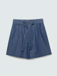 Szorty damskie jeansowe granatowe Linasa 544. Niebieskie szorty Big Star, bez wzorów, z denimu, eleganckie, z podwyższonym stanem. Za 159,99 zł.