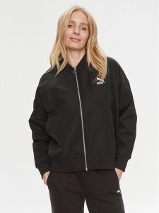 Puma Kurtka bomber T7 621689 Czarny Oversize. Czarne kurtki Puma, xs, bez wzorów, z syntetyku, bez kaptura. Za 329,99 zł.