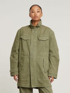 G-Star Parka w kolorze khaki rozmiar: L. Brązowe płaszcze G-Star, l, bez wzorów, bez kaptura. Za 399,71 zł.
